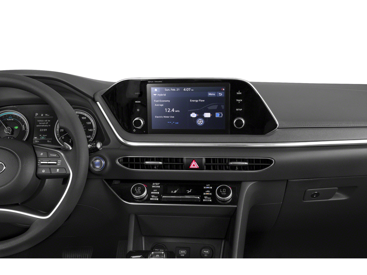 2022 Hyundai Sonata Hybrid Blue