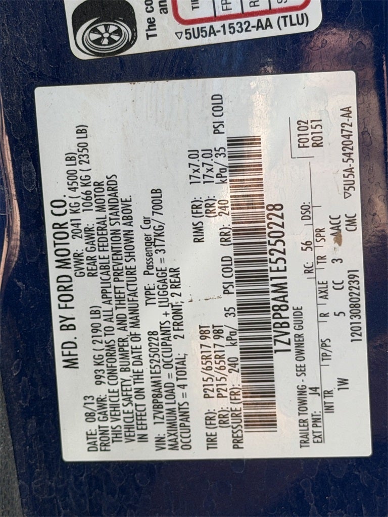 2014 Ford Mustang V6