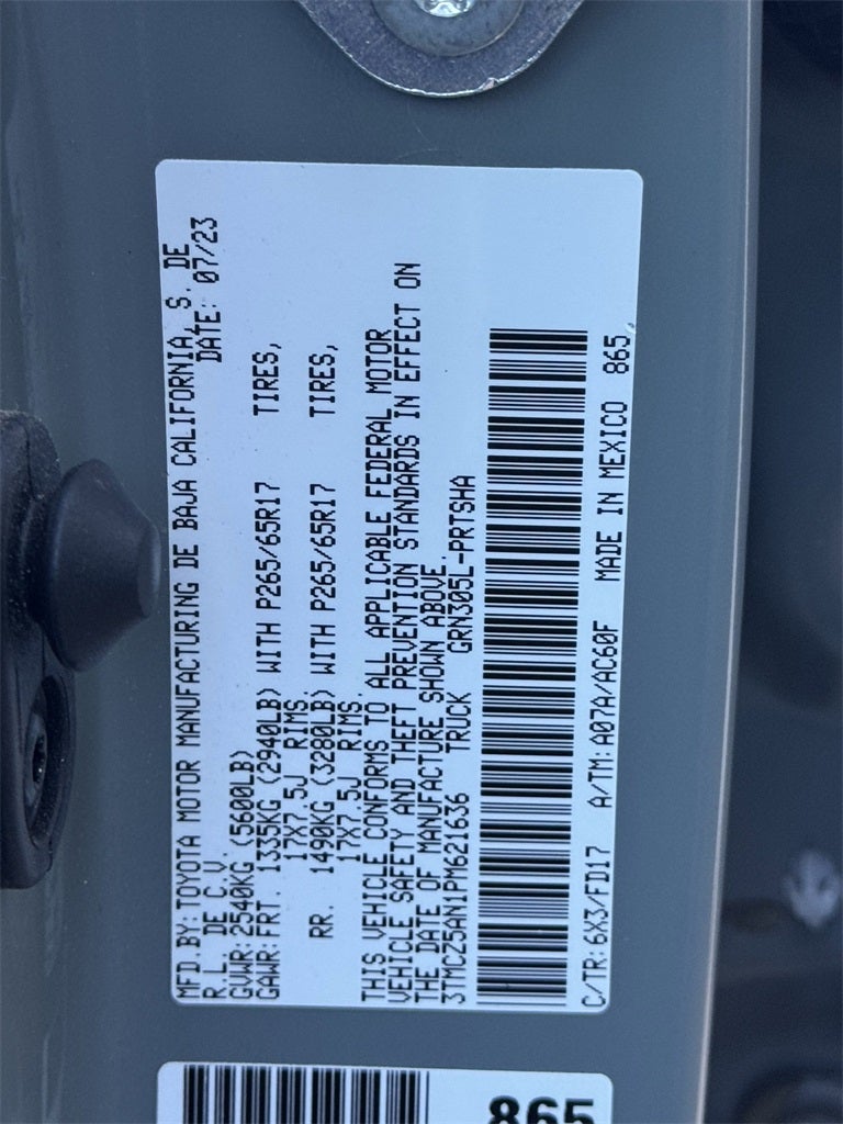 2023 Toyota Tacoma TRD Sport V6