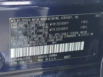 2023 Toyota RAV4 Hybrid XLE