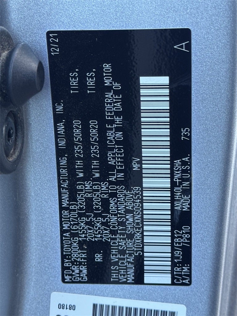 2022 Toyota Sienna XSE 7 Passenger