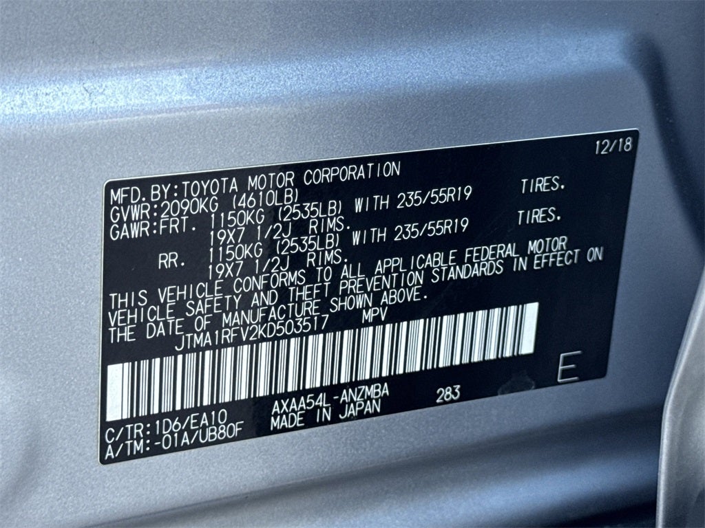 2019 Toyota RAV4 XLE Premium