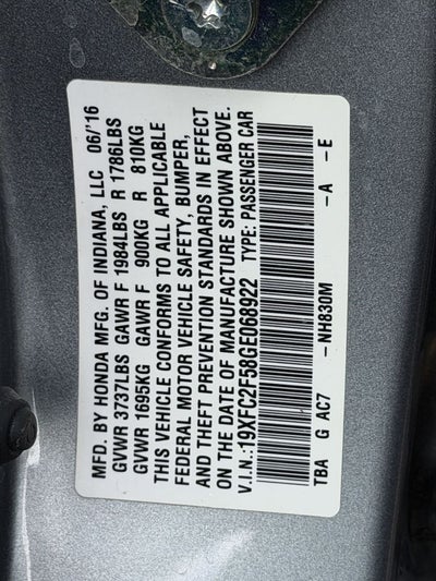 2016 Honda Civic LX
