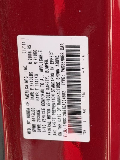 2014 Honda Accord EX-L