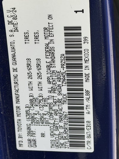 2024 Toyota Tacoma Limited