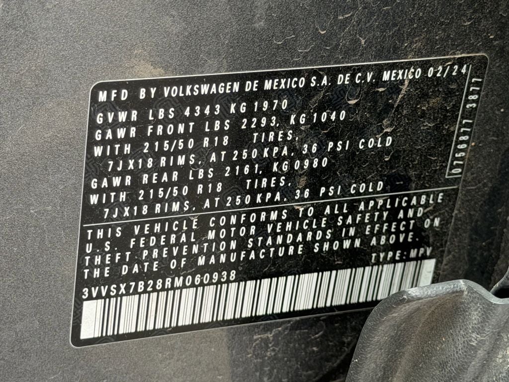 2024 Volkswagen Taos 1.5T SE