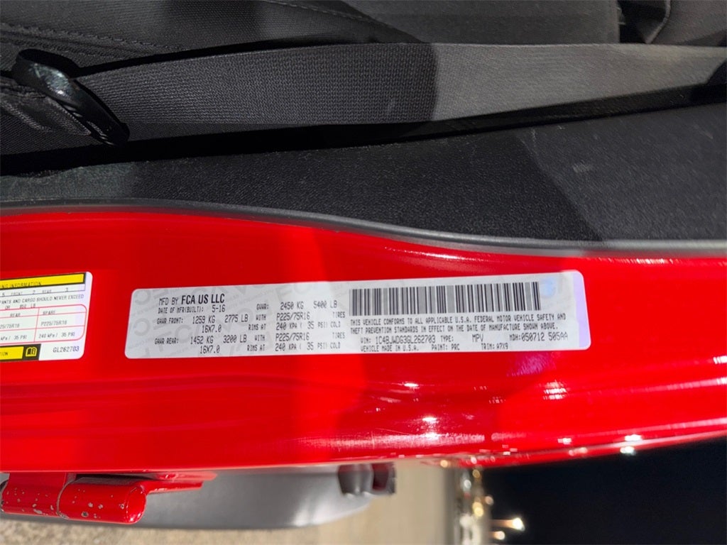 2016 Jeep Wrangler Unlimited Sport