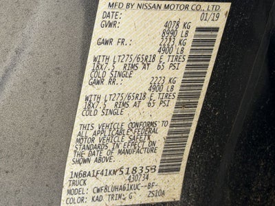 2019 Nissan Titan XD PRO-4X