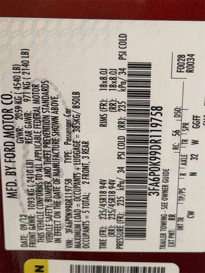 2013 Ford Fusion Titanium