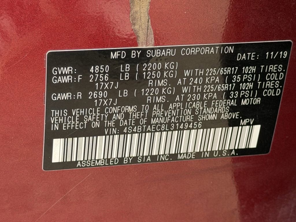 2020 Subaru Outback Premium