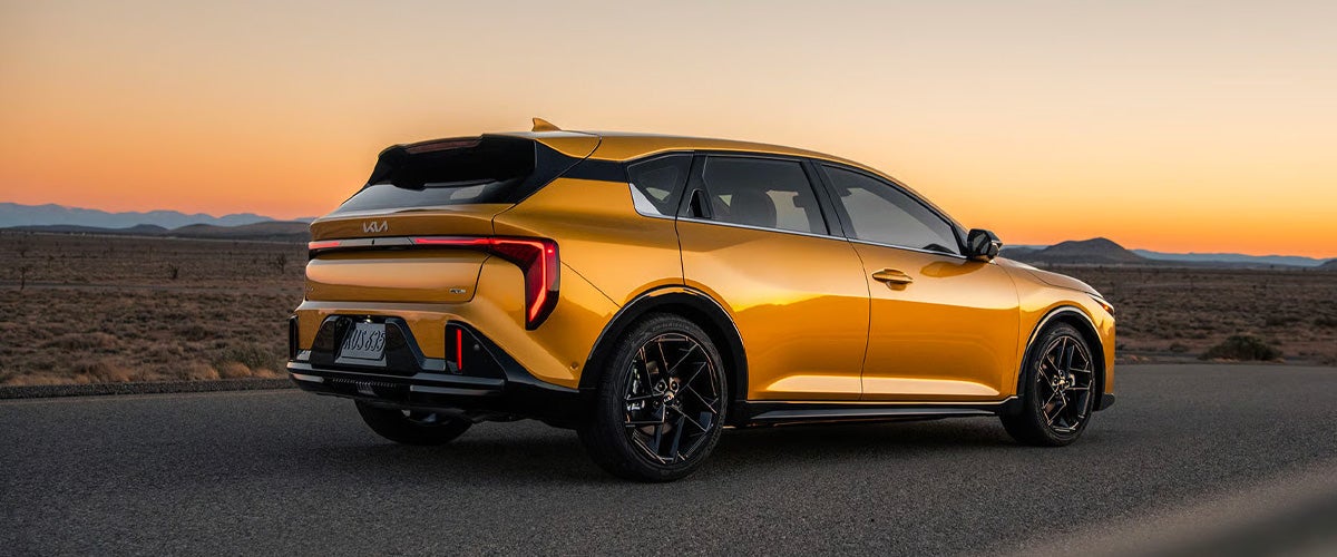 Gold Kia SUV
