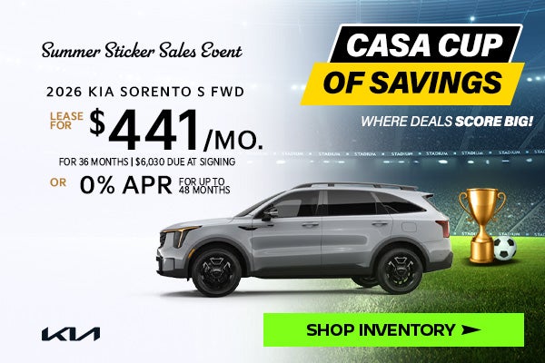 2026 Kia Sorento S FWD