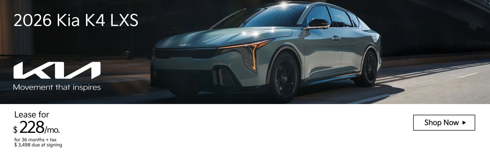 2026 Kia K4 LXS 